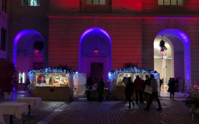 Article Lyon Femmes – Pour les fêtes, le Grand Hôtel-Dieu installe son marché de Noël ! édition du 25 nov 21